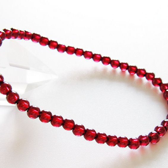 ガーネットブレスレット 4mm [T483-7938]