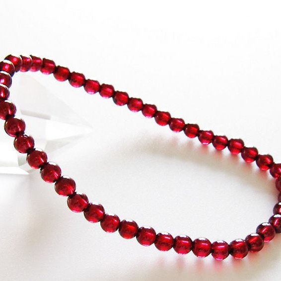 ガーネットブレスレット 4mm [T483-7950]