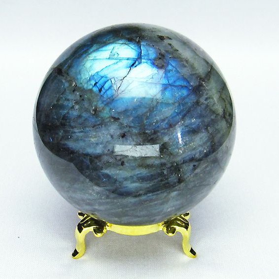 ラブラドライト丸玉 69mm [t484-1703]