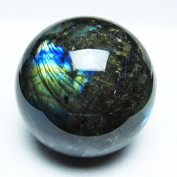 ラブラドライト丸玉83mm[T484-2396]