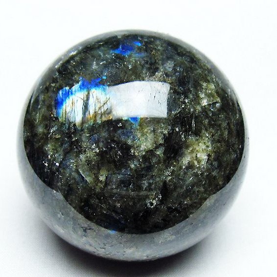 ラブラドライト丸玉 65mm [T484-2639]