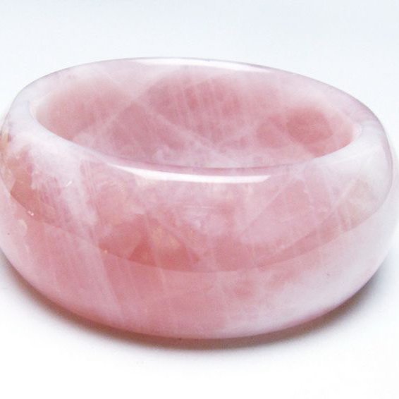 ローズクォーツバングル 53mm [T492-3573]