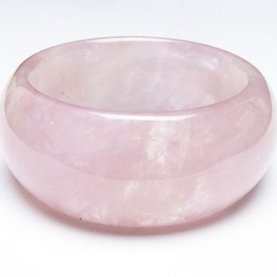 ローズクォーツバングル 53mm [T492-3606]