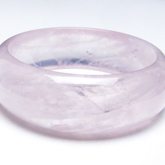 ローズクォーツバングル 59mm [T492-3655]