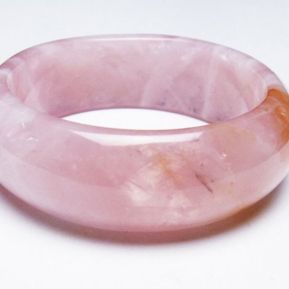 ローズクォーツバングル 53mm [T492-3677]