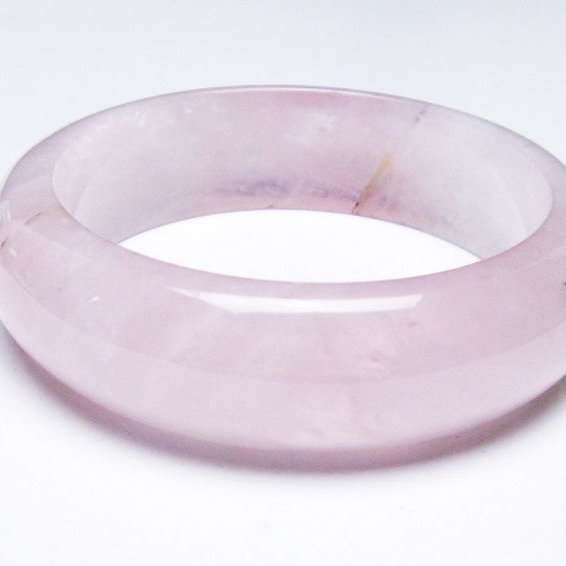 ローズクォーツバングル 59mm [T492-3680]