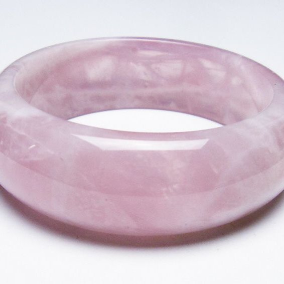 ローズクォーツバングル 58mm [T492-3729]