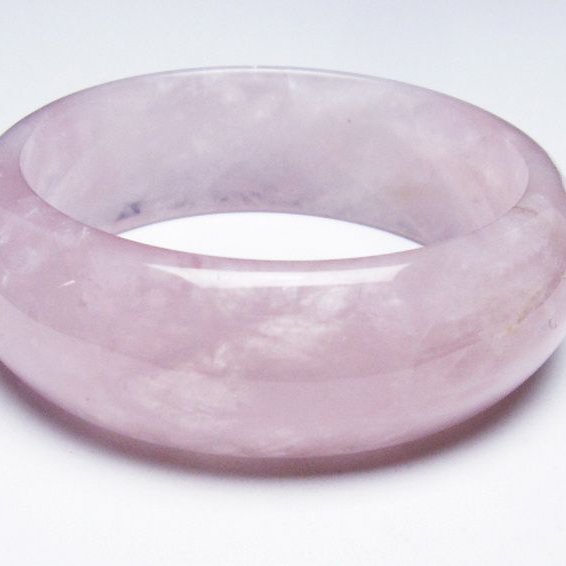 ローズクォーツバングル 59mm [T492-3755]