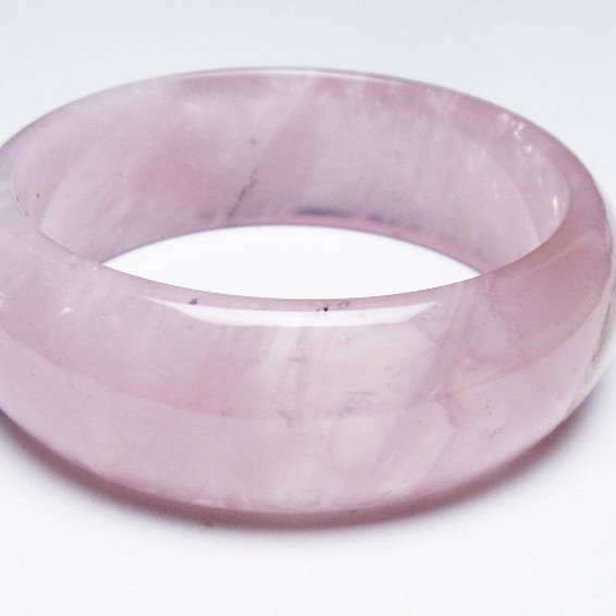 ローズクォーツバングル 60mm [T492-3757]