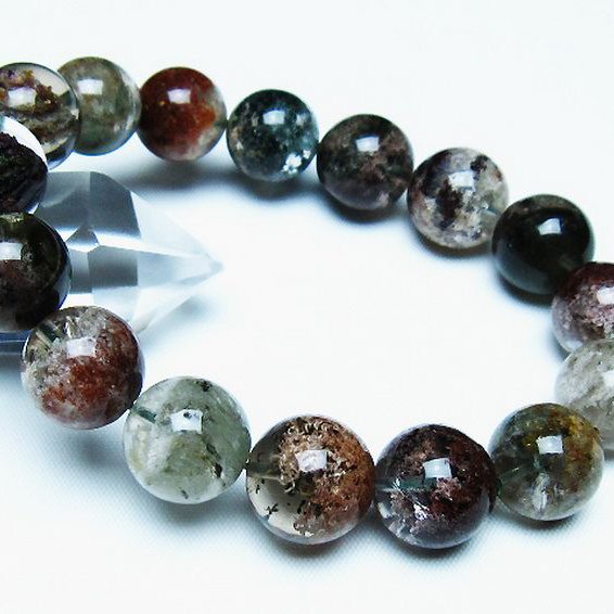 グリーンファントムブレスレット 14mm [T493-6308]