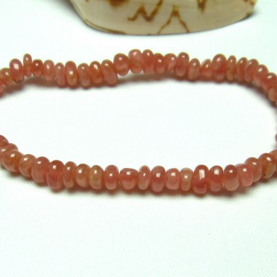 インカローズ(ロードクロサイト)ブレスレット[T494-2711]