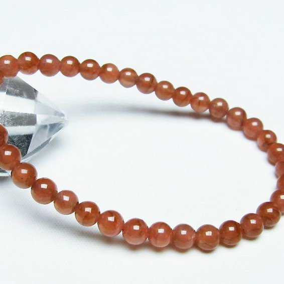 インカローズ(ロードクロサイト)ブレスレット 5mm [T494-2910]