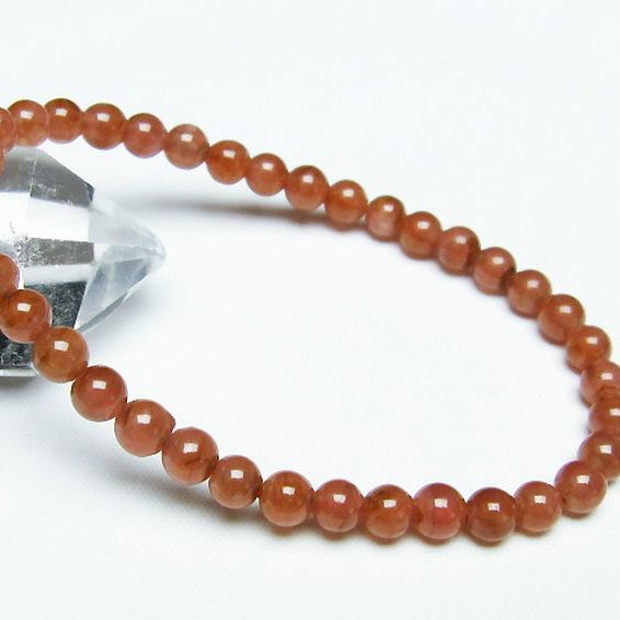 インカローズ(ロードクロサイト)ブレスレット 5mm [T494-2919]