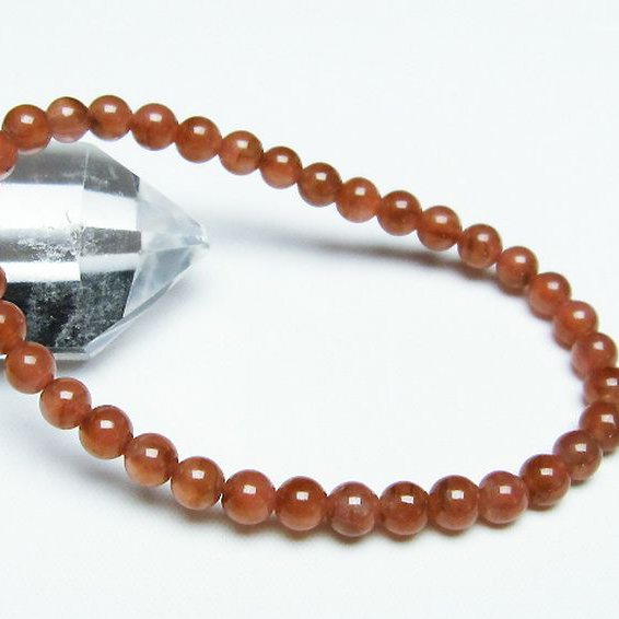 インカローズ(ロードクロサイト)ブレスレット 5mm [T494-2955]