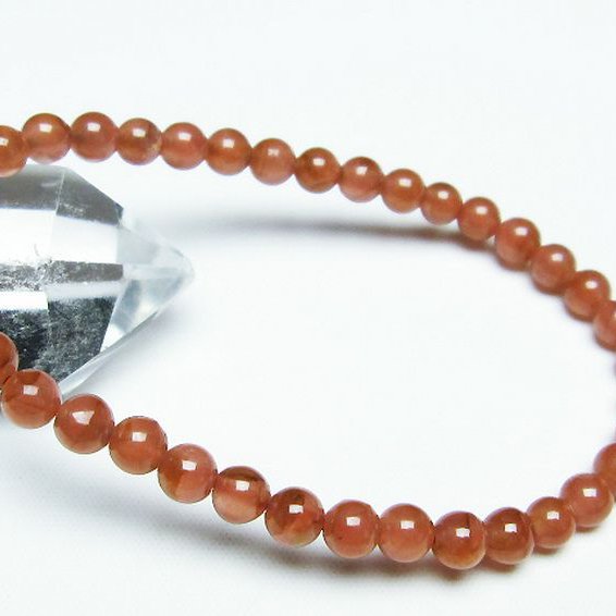 インカローズ(ロードクロサイト)ブレスレット 5mm [T494-2961]