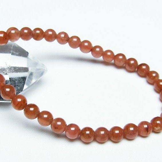 インカローズ(ロードクロサイト)ブレスレット 6mm [T494-2968]