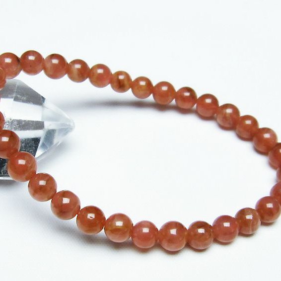 インカローズ(ロードクロサイト)ブレスレット 6mm [T494-2972]