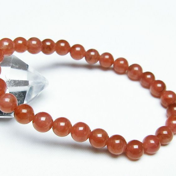 インカローズ(ロードクロサイト)ブレスレット 7mm [T494-3015]