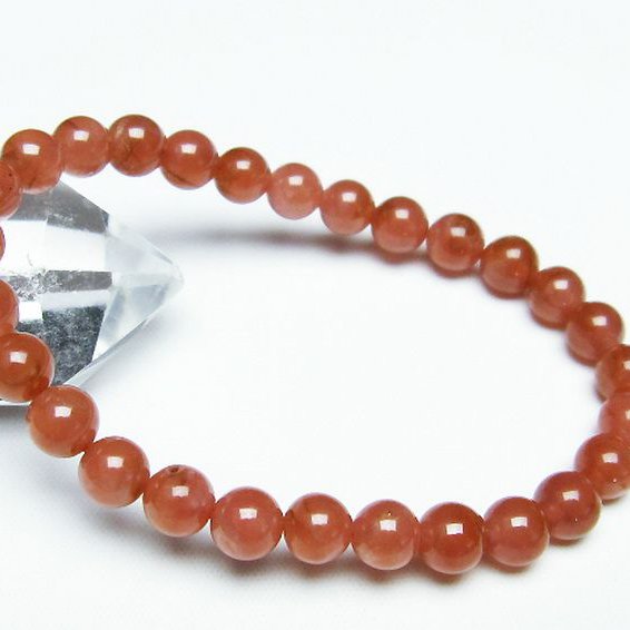 インカローズ(ロードクロサイト)ブレスレット 7mm [T494-3023]