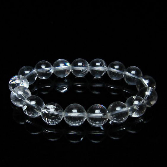 パワーストーン 天然石 アイリスクォーツ 虹入り レインボー水晶 ブレスレット 12mm [T506-2087]
