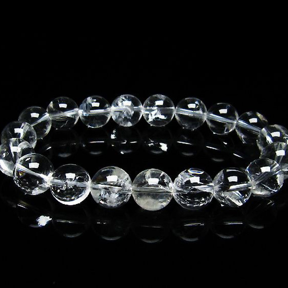 パワーストーン 天然石 アイリスクォーツ 虹入り レインボー水晶 ブレスレット 11mm [T506-2319]