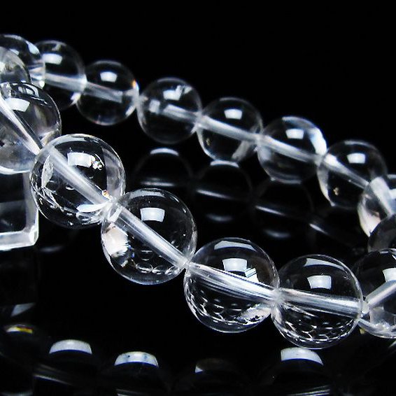 アイリスクォーツ 虹入り レインボー水晶 ブレスレット 13mm [T506-2623]