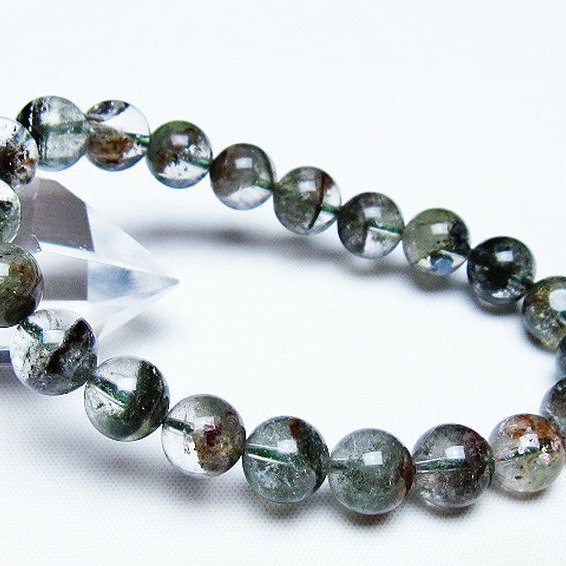 グリーンファントムブレスレット 9mm [T507-3575]