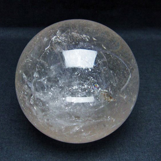 ライトニング水晶丸玉85mm[T529-5536]