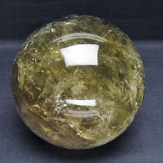 1.3Kgシトリン水晶丸玉 96mm [T529-5796]