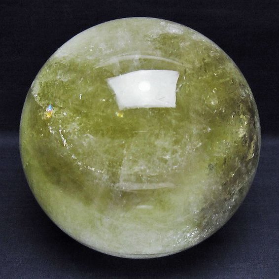 3.3Kgシトリン水晶丸玉 135mm [t529-5895]