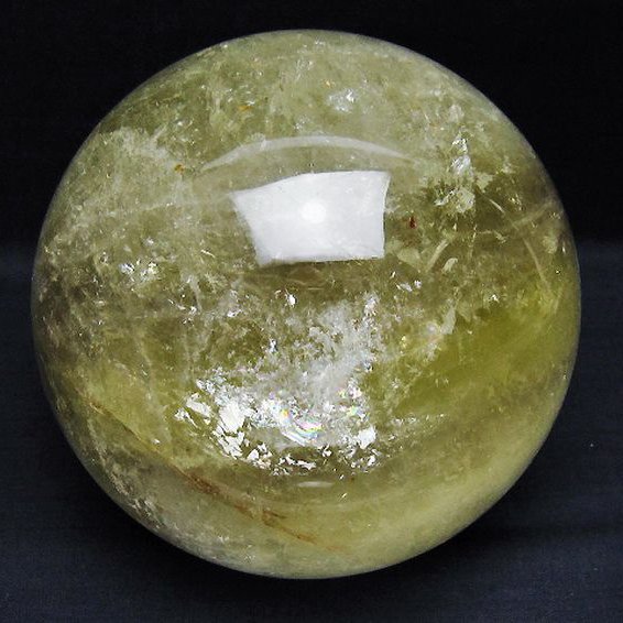 3Kgシトリン水晶丸玉 135mm [T529-5902]