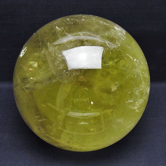 6.6Kgシトリン水晶丸玉 170mm [t529-5939]