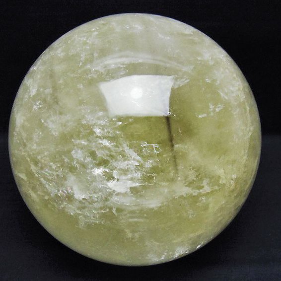 4.8Kgシトリン水晶丸玉 155mm [t529-5962]