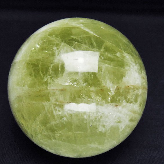 シトリン水晶丸玉 73mm [T529-6106]