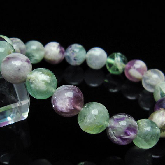 エンジェルフェザー フローライト ブレスレット10mm[T53-4451]