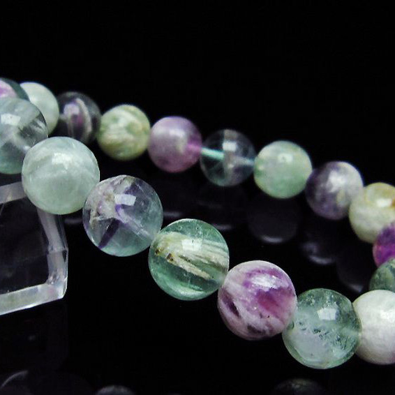 エンジェルフェザー フローライト ブレスレット10mm[T53-4484]