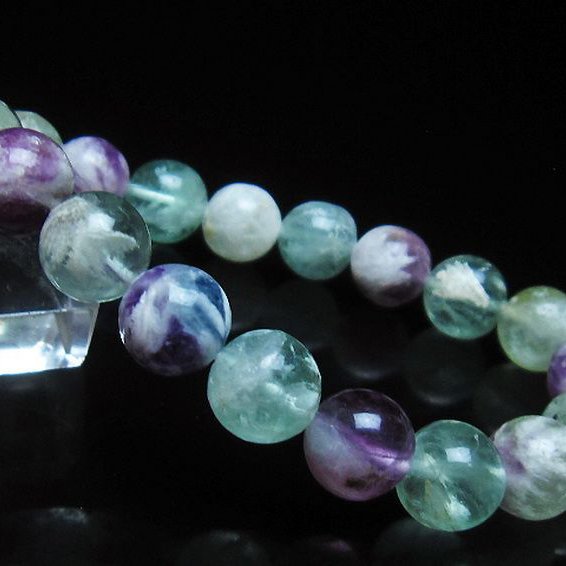 エンジェルフェザー フローライト ブレスレット 10mm [T53-4859]