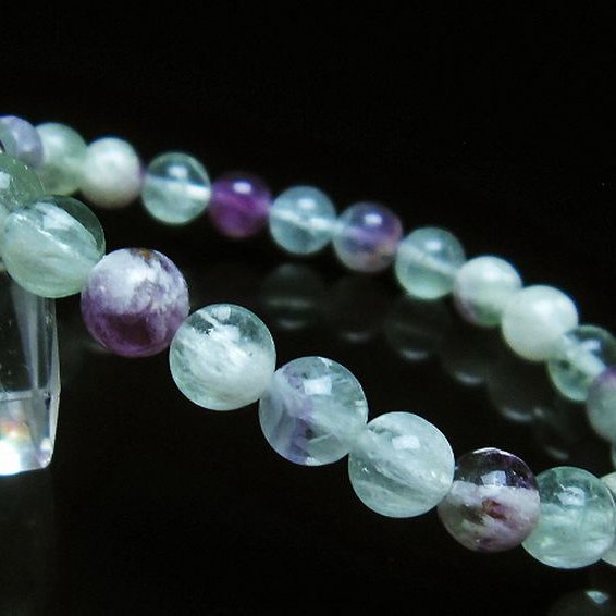 エンジェルフェザー フローライト ブレスレット 7mm [T53-4920]