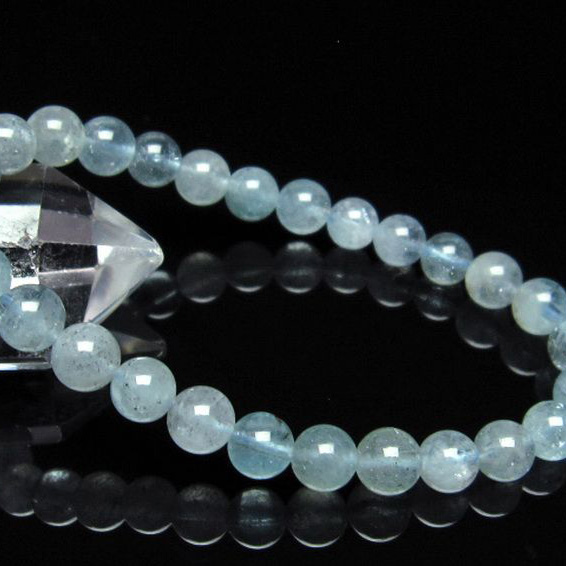 アクアマリンブレスレット7mm[T537-14648]