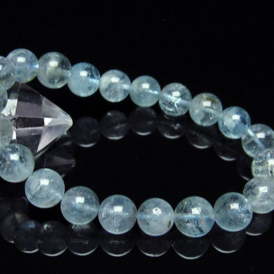 アクアマリンブレスレット9mm[T537-14733]