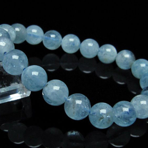 アクアマリンブレスレット10mm[T537-14786]