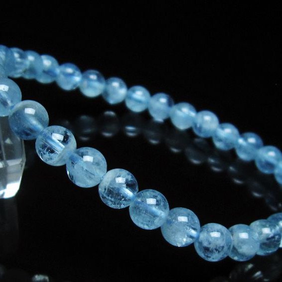 アクアマリンブレスレット 6mm [T537-15260]
