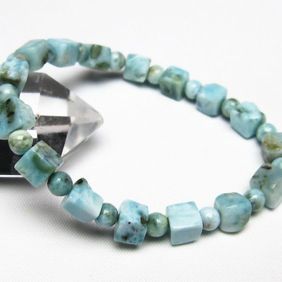 ラリマーブレスレット[T54-5073]