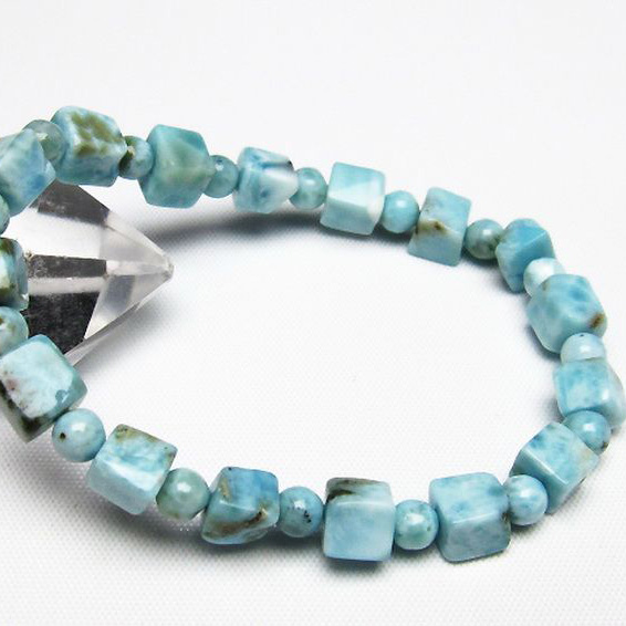 ラリマーブレスレット[T54-5116]