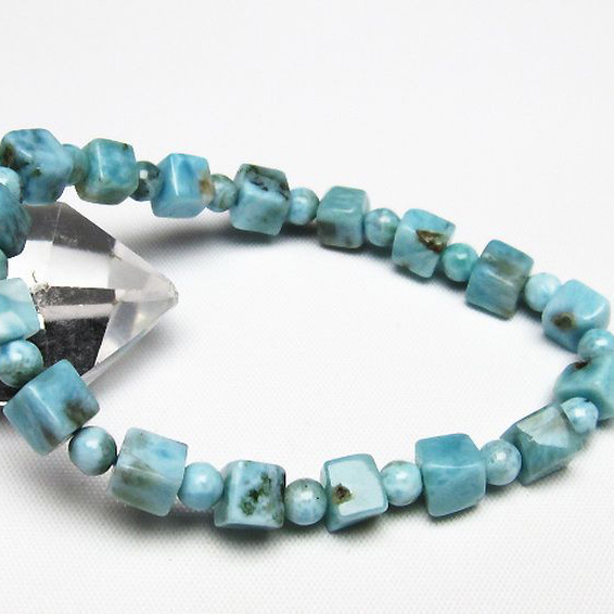 ラリマーブレスレット[T54-5119]