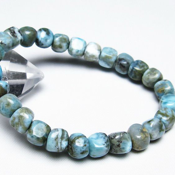 パワーストーン 天然石 ラリマーブレスレット[T54-5198]