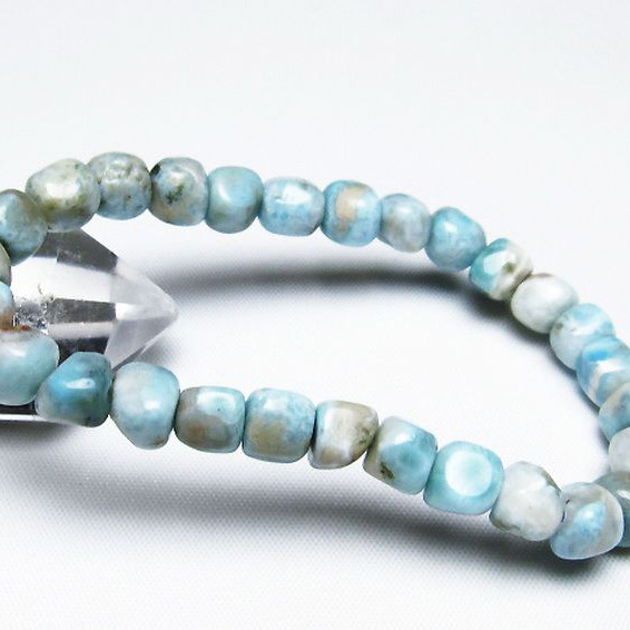 パワーストーン 天然石 ラリマーブレスレット[T54-5241]