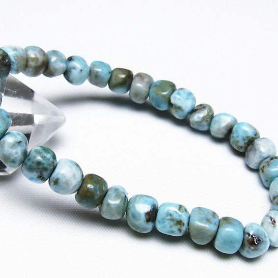 パワーストーン 天然石 ラリマーブレスレット[T54-5251]