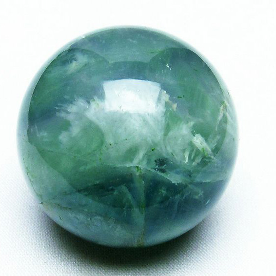 エンジェルフェザーフローライト ファントム入り 丸玉45mm[T540-2106]