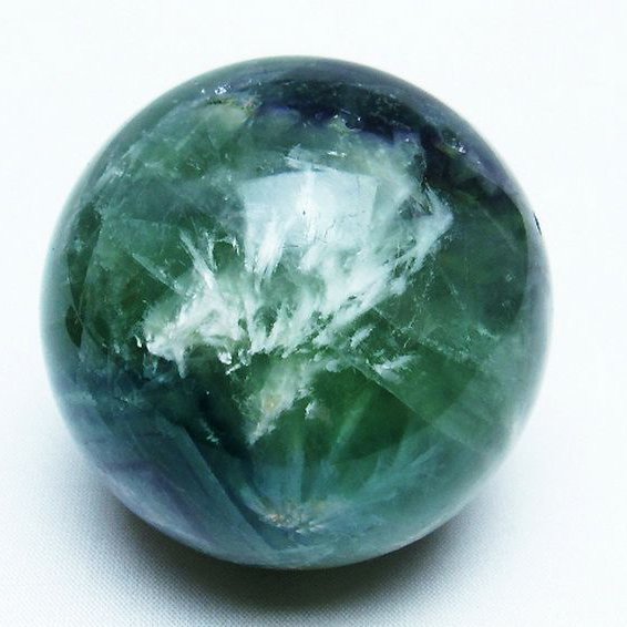 エンジェルフェザーフローライト ファントム入り 丸玉 68mm [T540-2273]